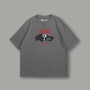 Maglia Oversize 4Wheels – T-shirt streetwear ispirata allo stile urbano e automotive