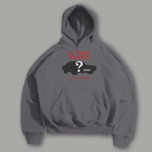Felpa Oversize 4Wheels | Hoodie Streetwear Unisex Made in Italy