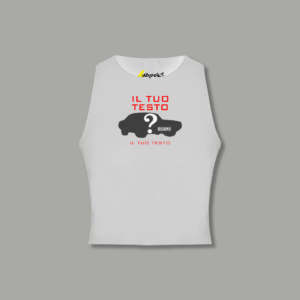 Crop Top Streetwear 4Wheels Made in Italy